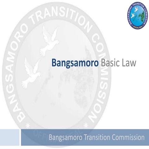 BANGSAMORO BASIC LAW