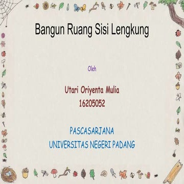 Bangun ruang sisi lengkung 