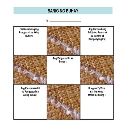 Banig nang buhay | PPT