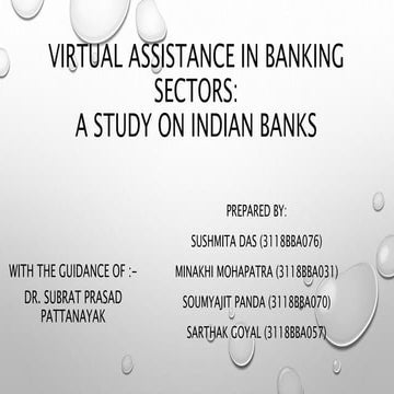 Virtual Assistant in Bank
