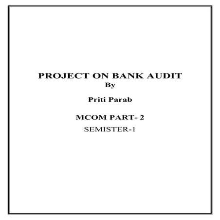 Bank audit   slideshare