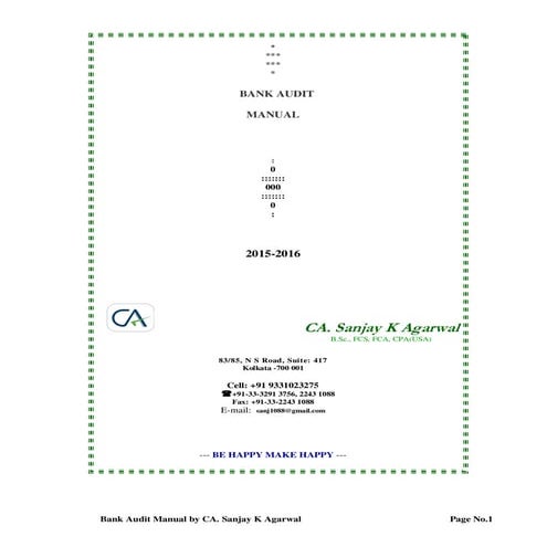 Bank audit manual_2016