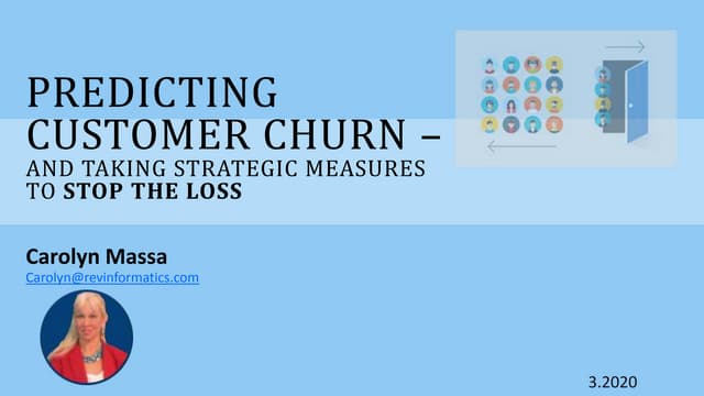 Bank churn with Data Science