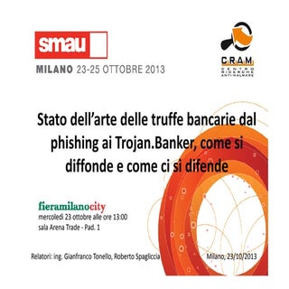 Stato dell’arte delle truffe bancar...