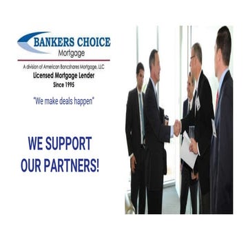 Bankers choice mortgage