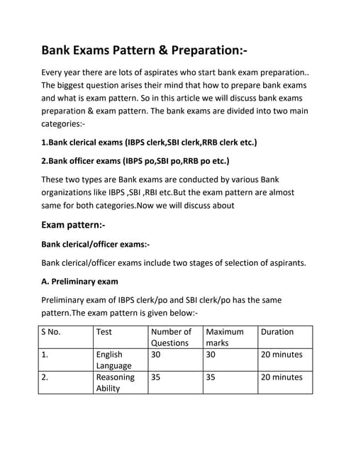 Sbi clerk syllabus 2020 | PDF