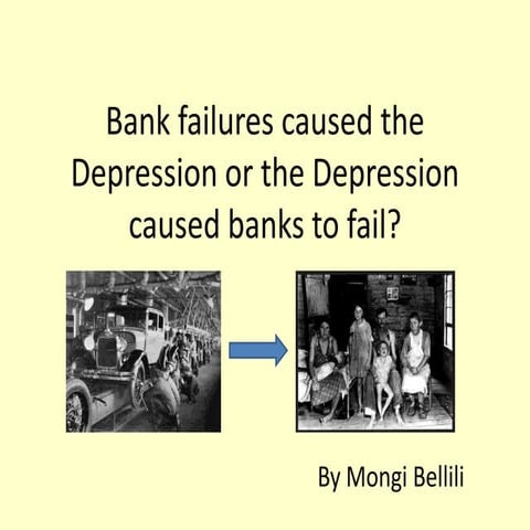 Bank failures