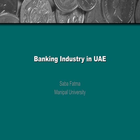 Banking Industry in UAE