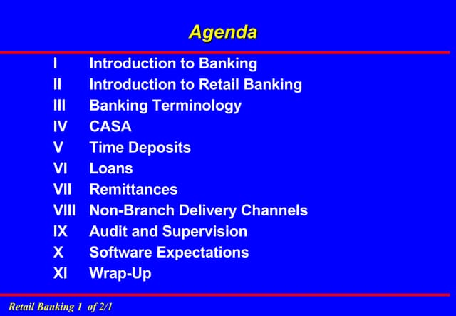 Banking Overview