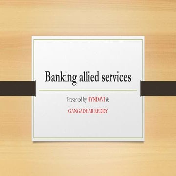 Banking allied services final