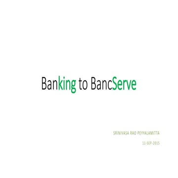 Banking as a Service - An Overview