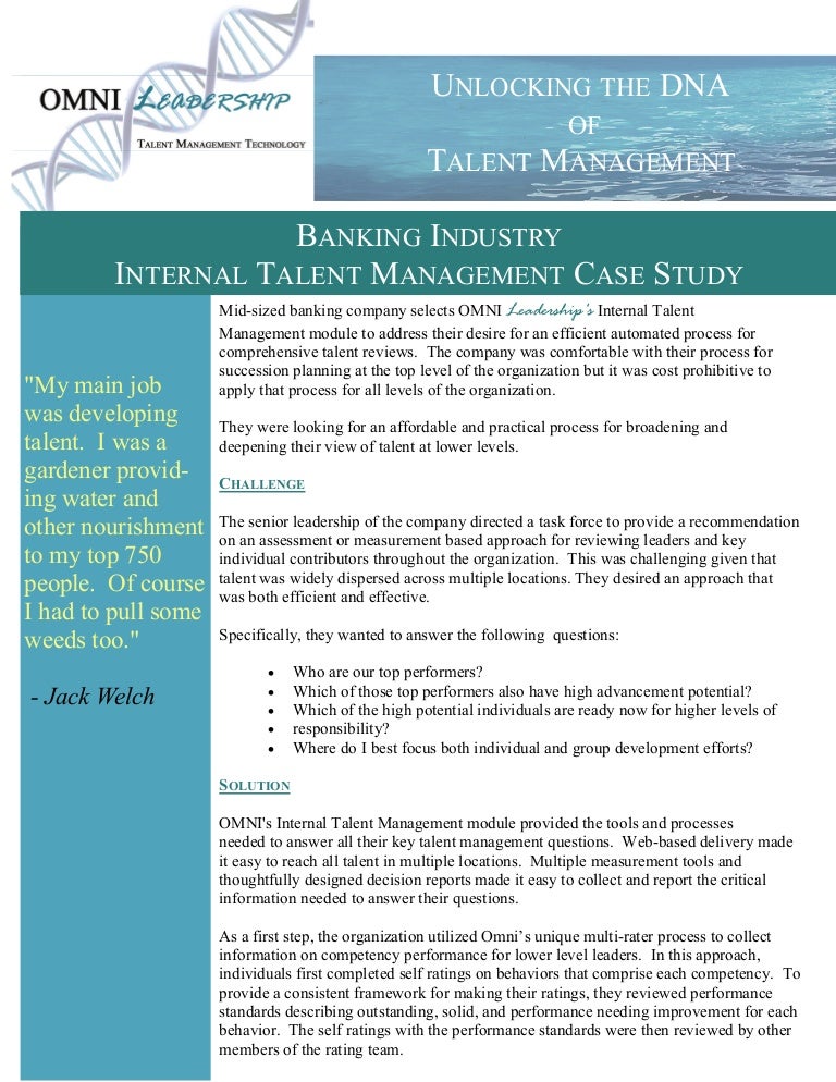 Banking Case Study 0511