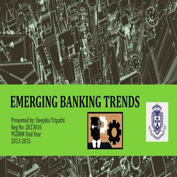 Banking law emerging trends