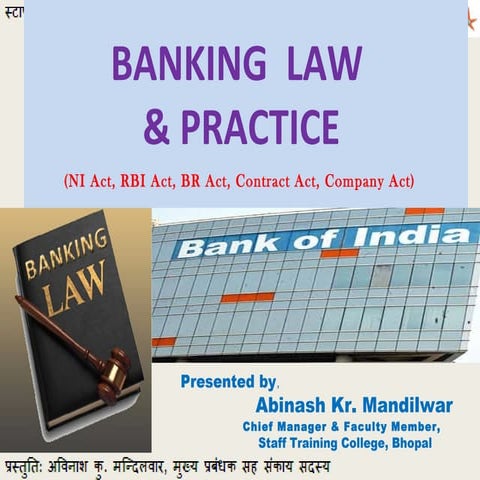 Banking  law  &  practice