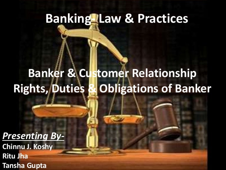 Banking law & practices