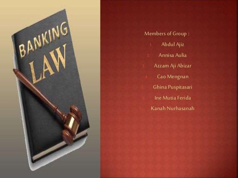 Banking law