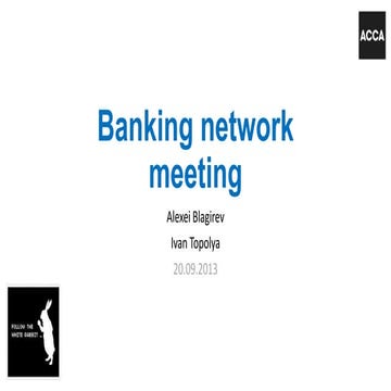 Banking network meeting 20 09 (ACCA)