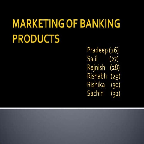 Banking Ppt