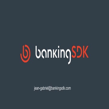 Fintech Belgium Open Baking MeetUp - J-G Debaille - BankingSDK - 04-02-21