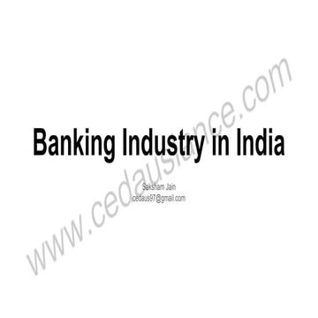 Banking sector in India