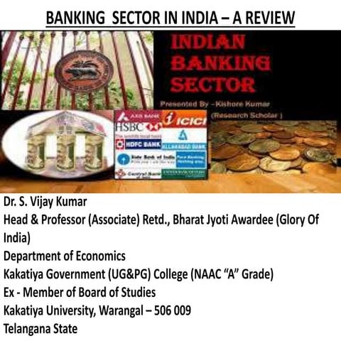 Banking sector in india   a review