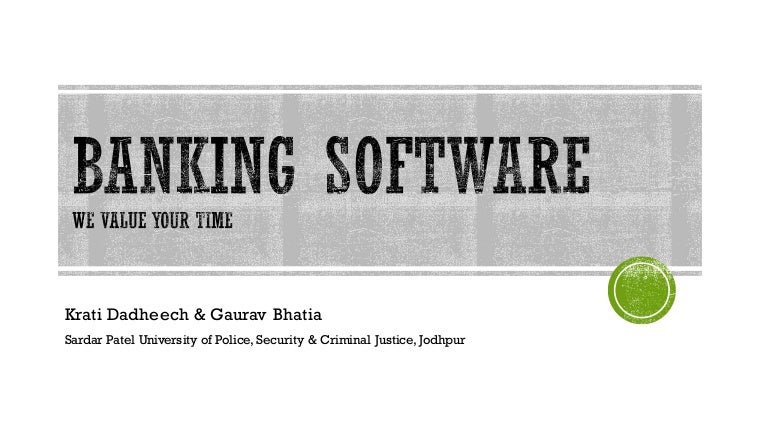 best computer software for protection banking