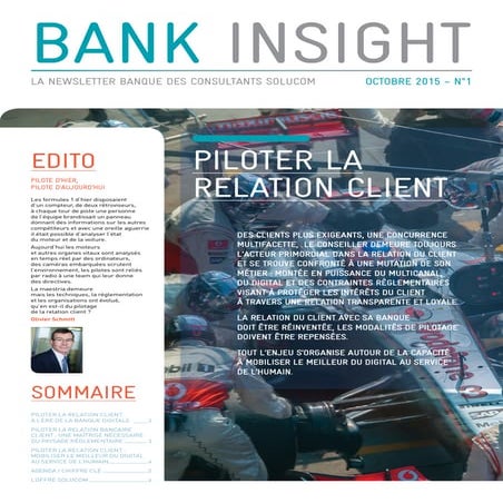 Bank Insight - Piloter la relation client
