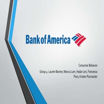 Bank of america