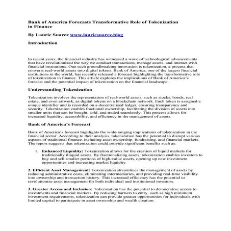 Bank of America Forecasts Transformative Role of Tokenization in.pdf