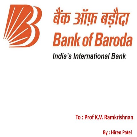Bank of baroda