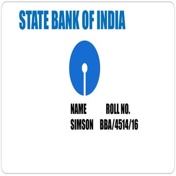 SBI Bank Process 