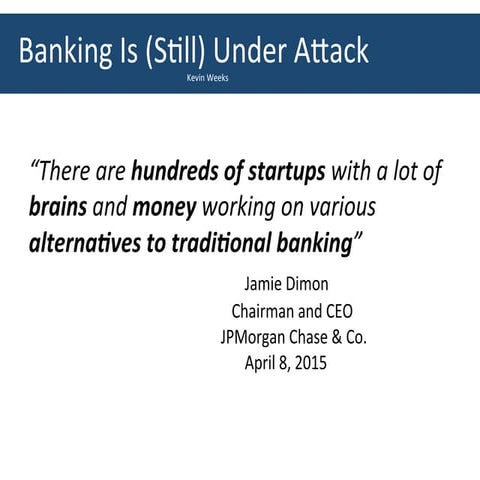 Startups Aiming to Disrupt Consumer Banking