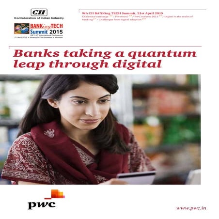 Banks taking a quantum leap through digital 21 April 2015