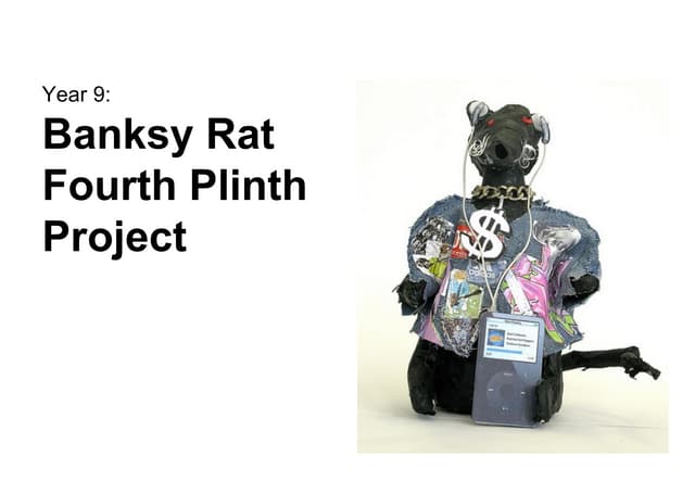 Banksy Plinth Project 09
