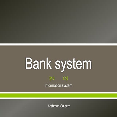 Bank System
