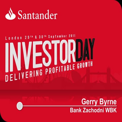 BZ WBK-SANTANDER INVESTOR DAY