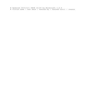 Banned ips | TXT