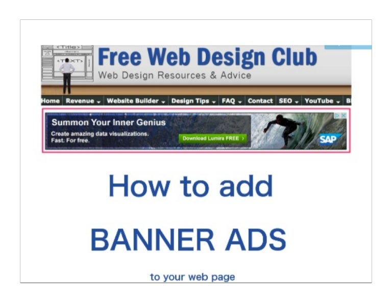 How To Add Banner Ads To Web Page