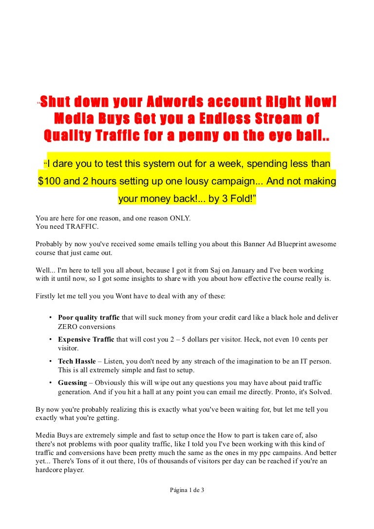 Banner Ad Blueprint Review Cpa Steamroller