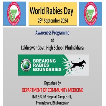 World Rabies day 2024 ims and sum 2 Banner with PPT