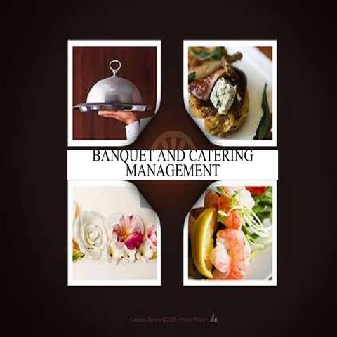 BANQUET AND CATERING MANAGEMENT