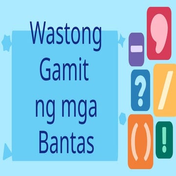 TAMANG GAMIT NG BANTAS.pptx