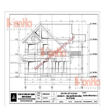 Hồ sơ thiết kế thi công nội thất mẫu | PDF