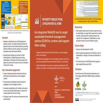 An integrated WebGIS tool to target sustainable livestock management options ...