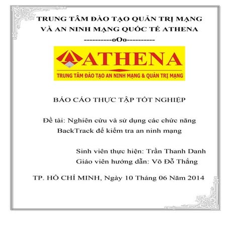 Bao cao athena cuoi ky   backtrack và các công cụ kiểm tra an ninh mạng -trần...