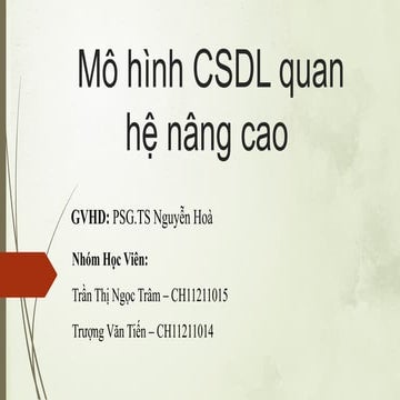 Bao Cao Mô hình CSDL quan hệ nâng cao_sua-tieu luan.pptx