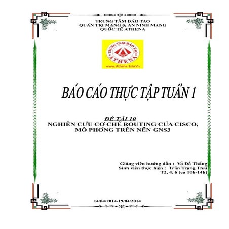Báo cáo thực tập tuần 1