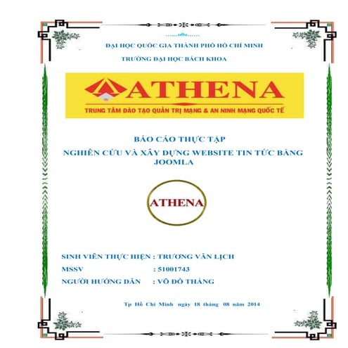 Bao cao thuc tap athena