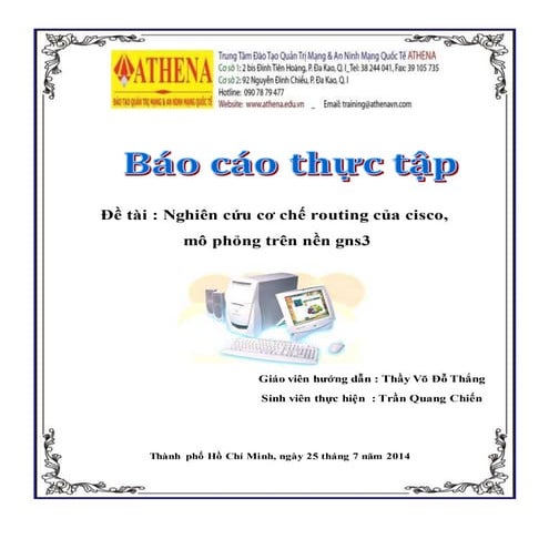 Bao cao thuc tap static route