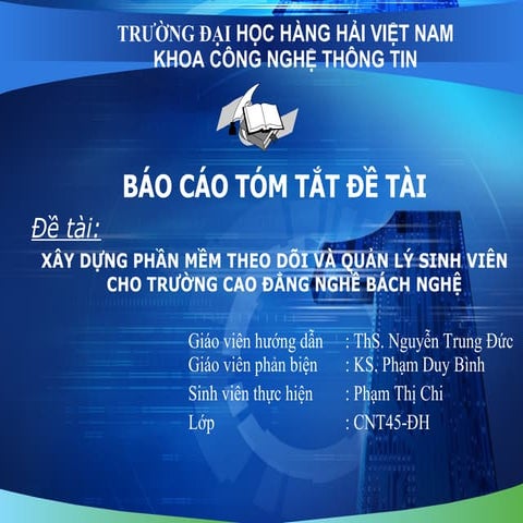 Bao cao tom tat de tai tot nghiep